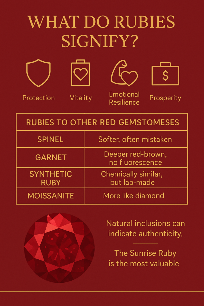 What Do Rubies Signify?